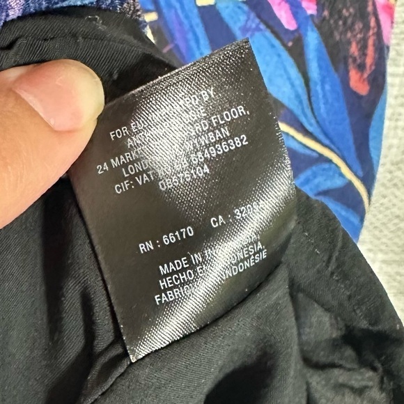 Maeve by Anthropologie Elia cold shoulder floral dress size 12 - Picture 7 of 9